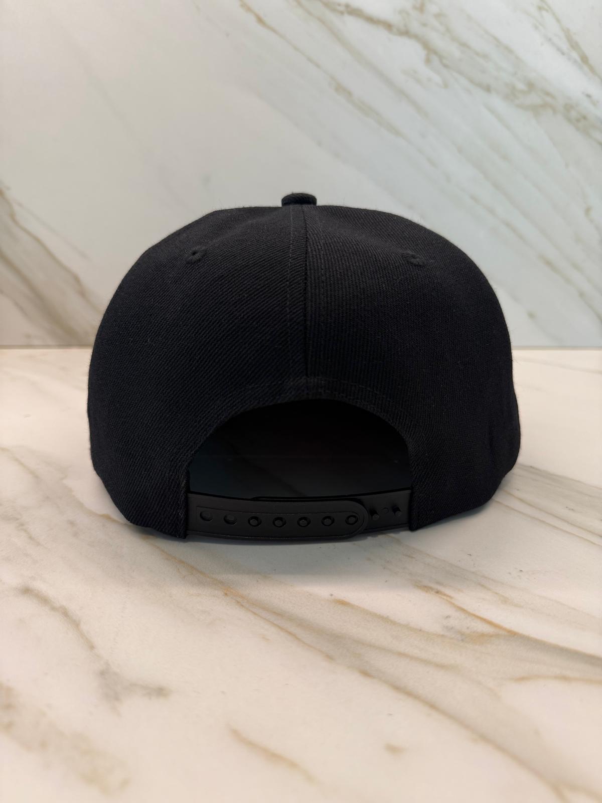 PR graffiti black cap – Flat Brim, Premium 5D Embroidery, Snapback Urban Streetwear