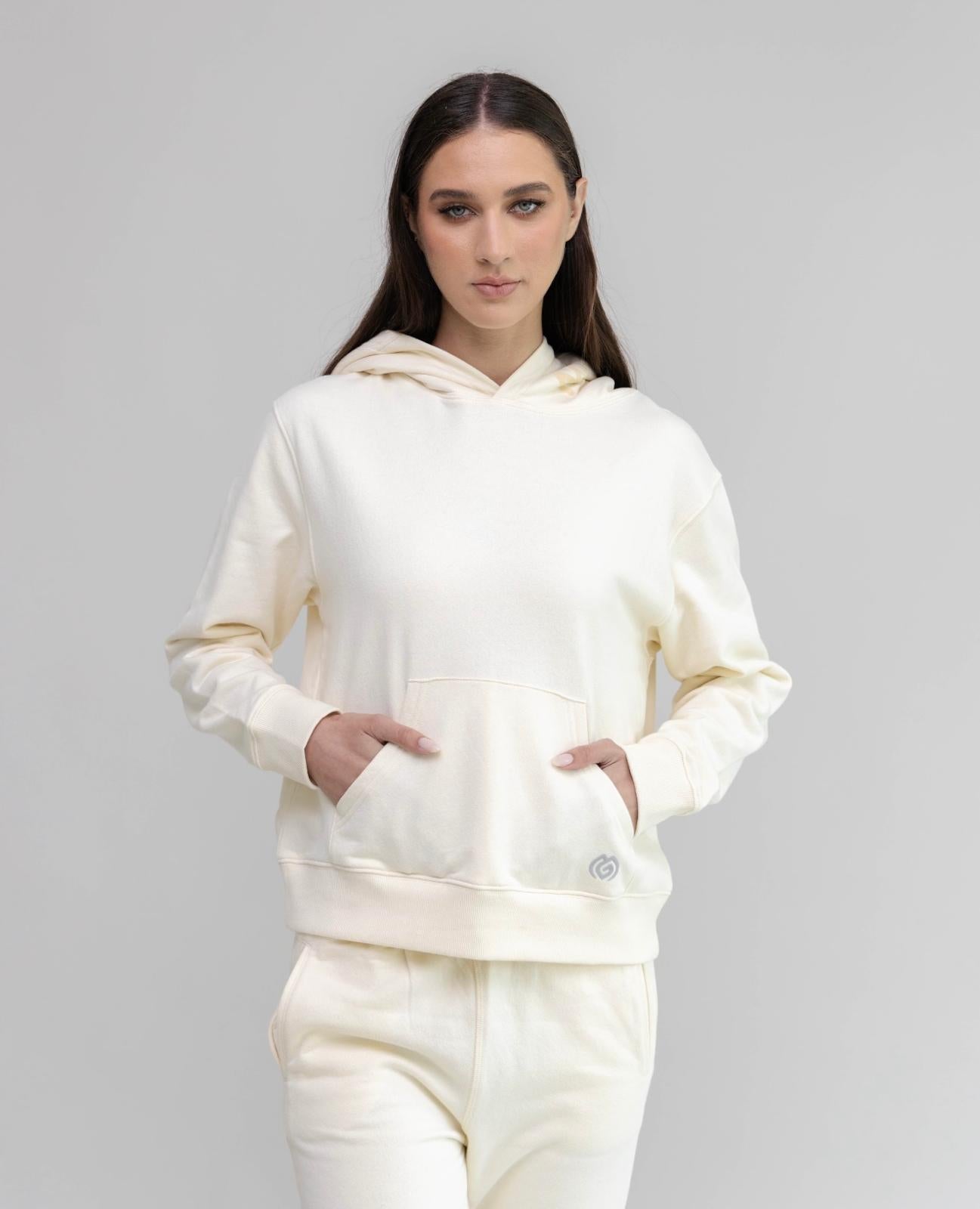 Metaglam “Marshmallow” Peru Cotton Jogger – Ultra-Soft French Terry, Made in Peru, Relaxed Women’s Fit