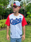 Man wearing Cuba Baseball Jersey outdoors