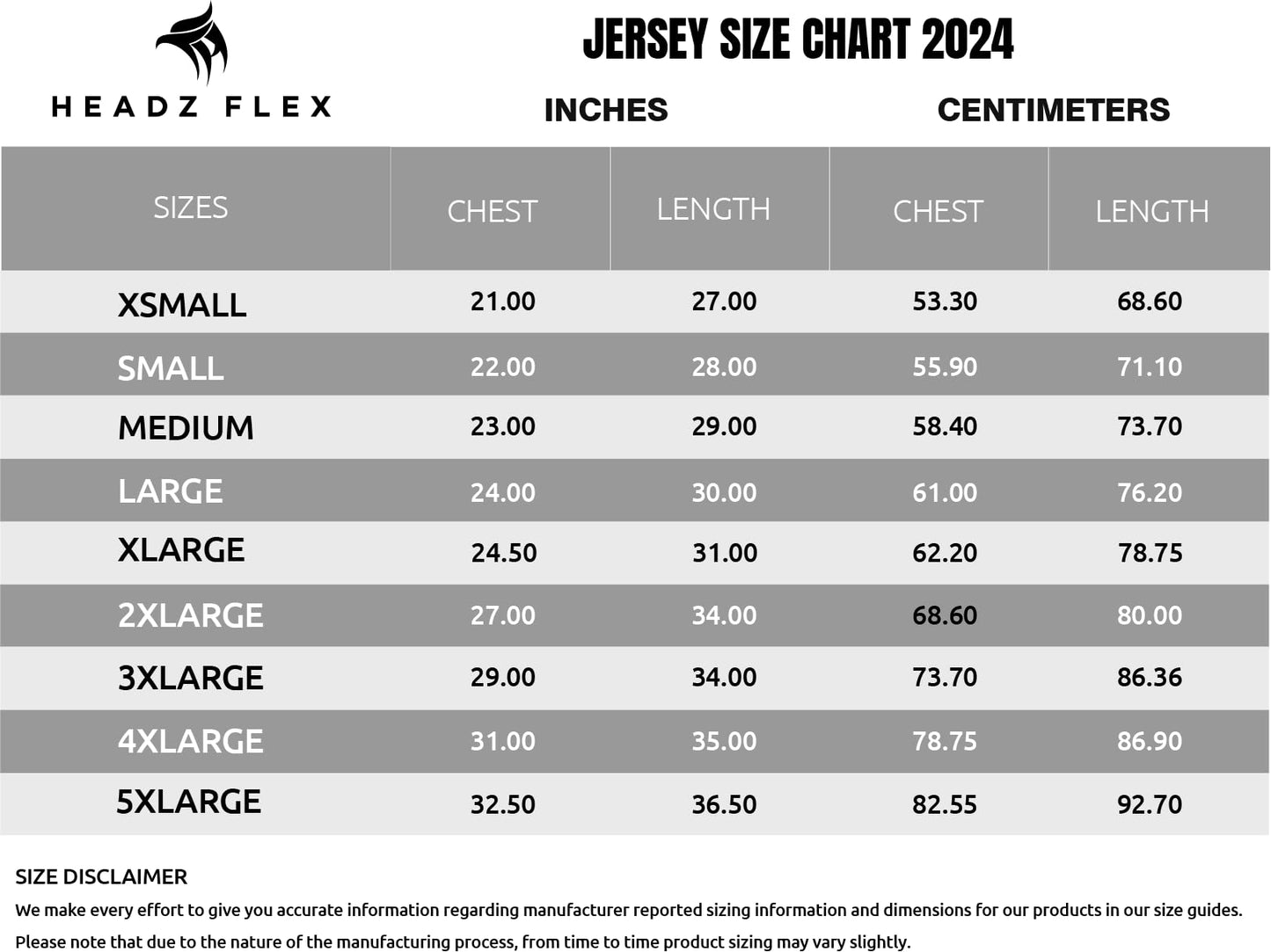 BASEBALL JERSEY JAVIER BAEZ size chart
