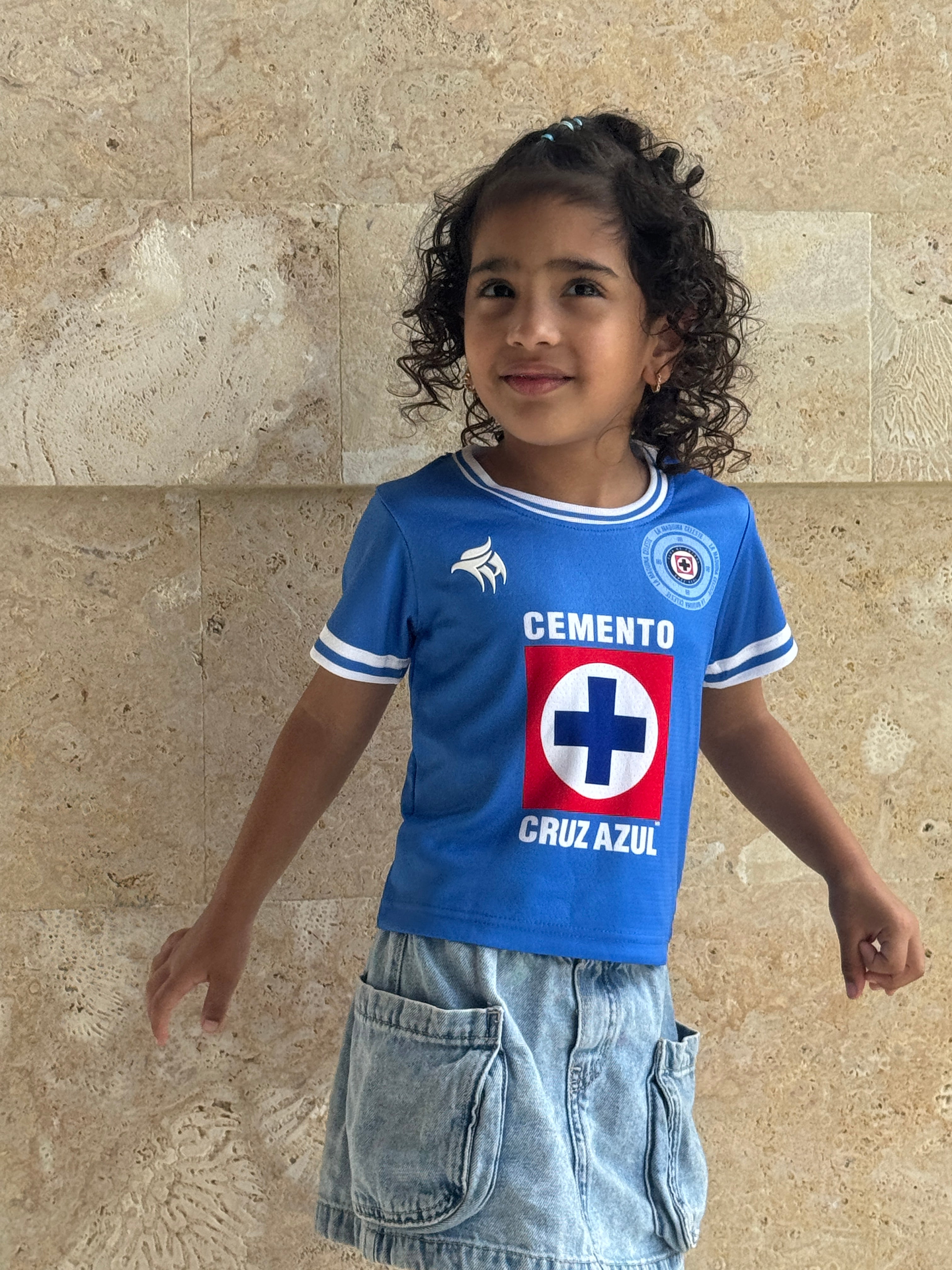 Blue Mexico Soccer Jersey for Kids