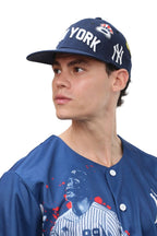 New York Hat Statue of Liberty Baseball Cap Blue Adjustable Snapback