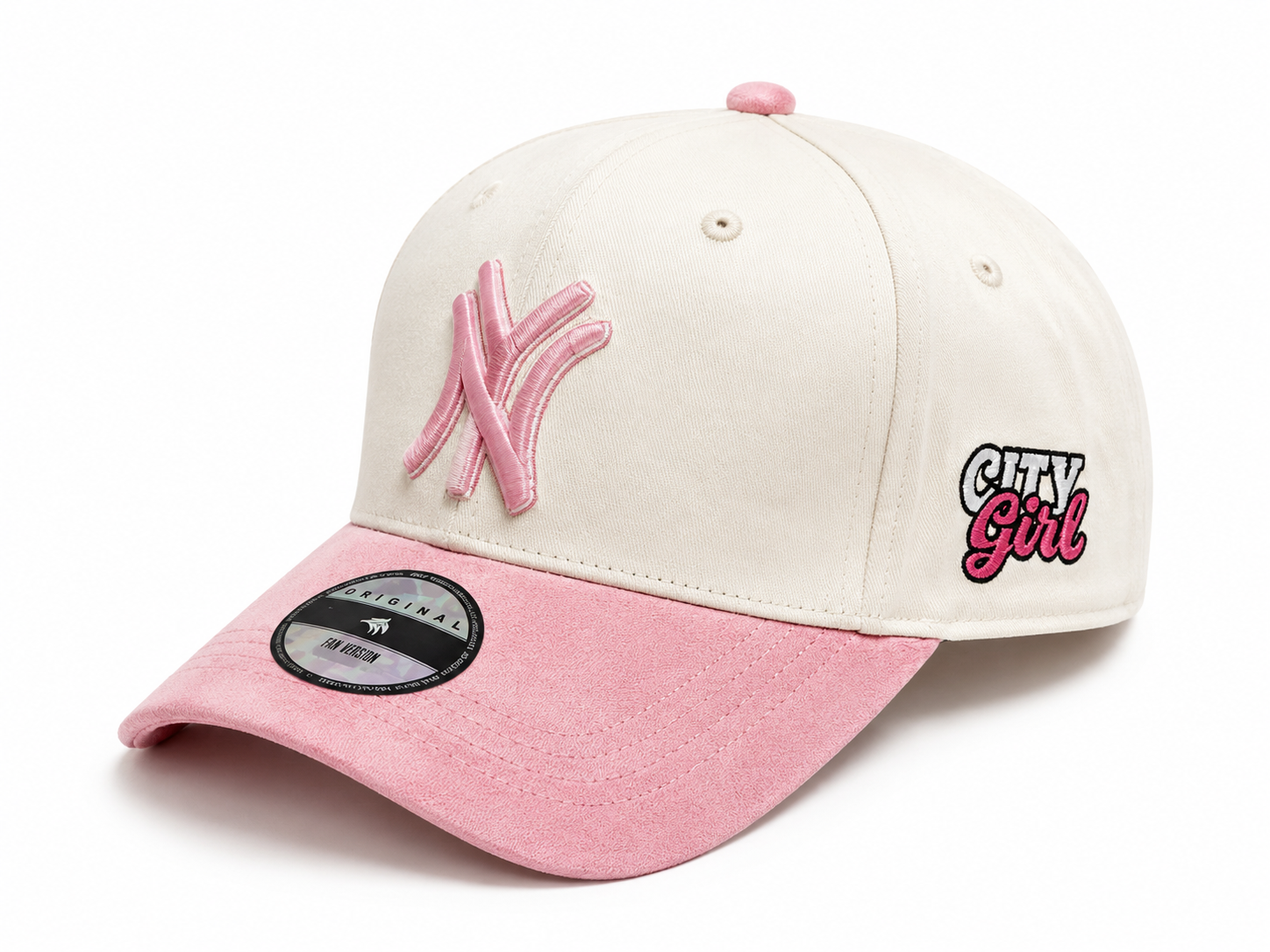 City Girl NY Snapback Hat – Velvet Curved Brim Streetwear Cap