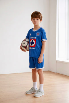 Blue Mexico Soccer Jersey for Kids