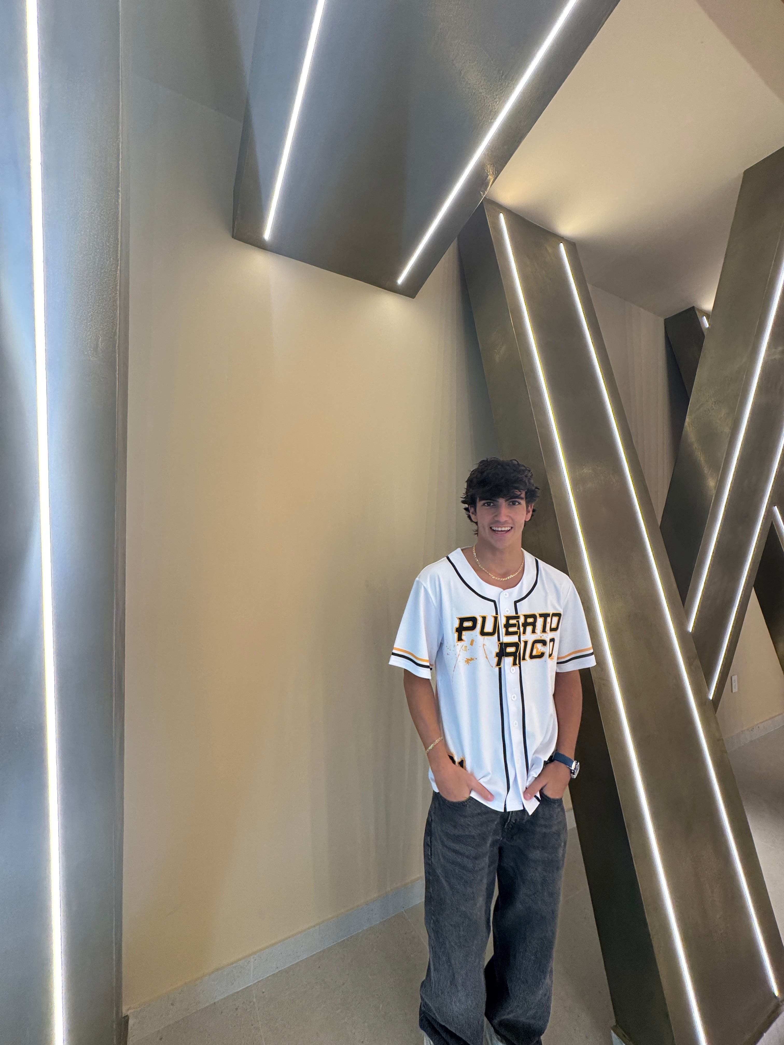 Puerto Rico GOAT Baseball Jersey –  Premium White | Headzflex Main image