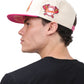 City of Atlanta Baseball Cap - Beige with Red Flatbill | Embroidery & Iconic Eagle Symbol
