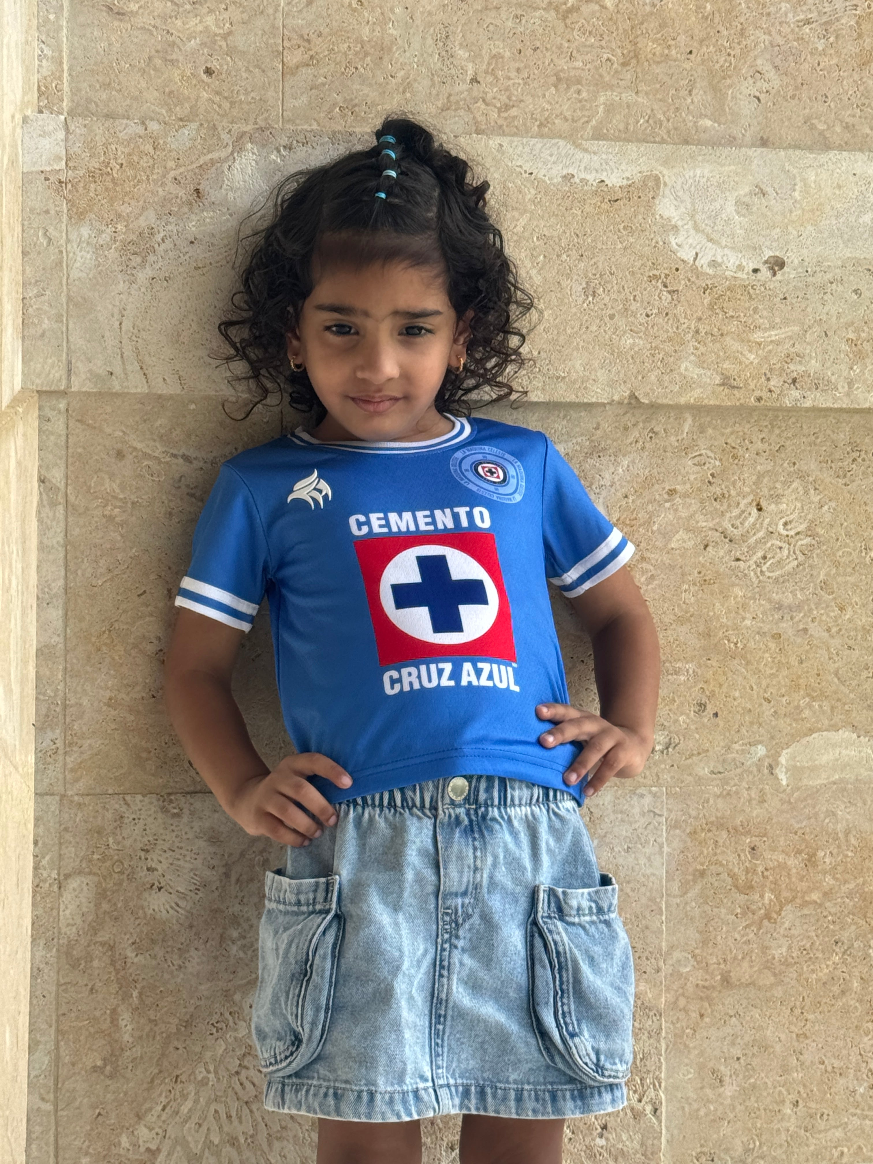 Blue Mexico Soccer Jersey for Kids