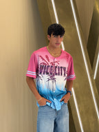 Vice City Baseball Jersey - Vibrant Palm City Baseball Shirt