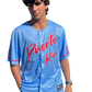 Puerto Rico Sky Blue V26  Embroidered Baseball Jersey