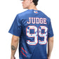 Baseball jersey #99 All Rise | Blue Short Sleeve V-neck NY Embroidery |outh-Adult