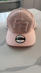 Puerto Rico Hat -Pink PR 5D Embroidered Snapback with Patches | Adjustable Flat Brim Hat