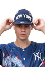 New York Hat Statue of Liberty Baseball Cap Blue Adjustable Snapback