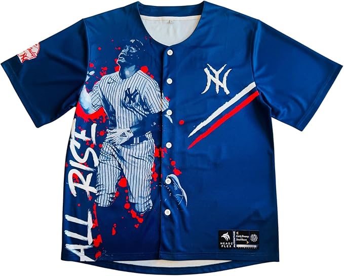 New York #99 Dark Blue Baseball Jersey Kids Secondary image