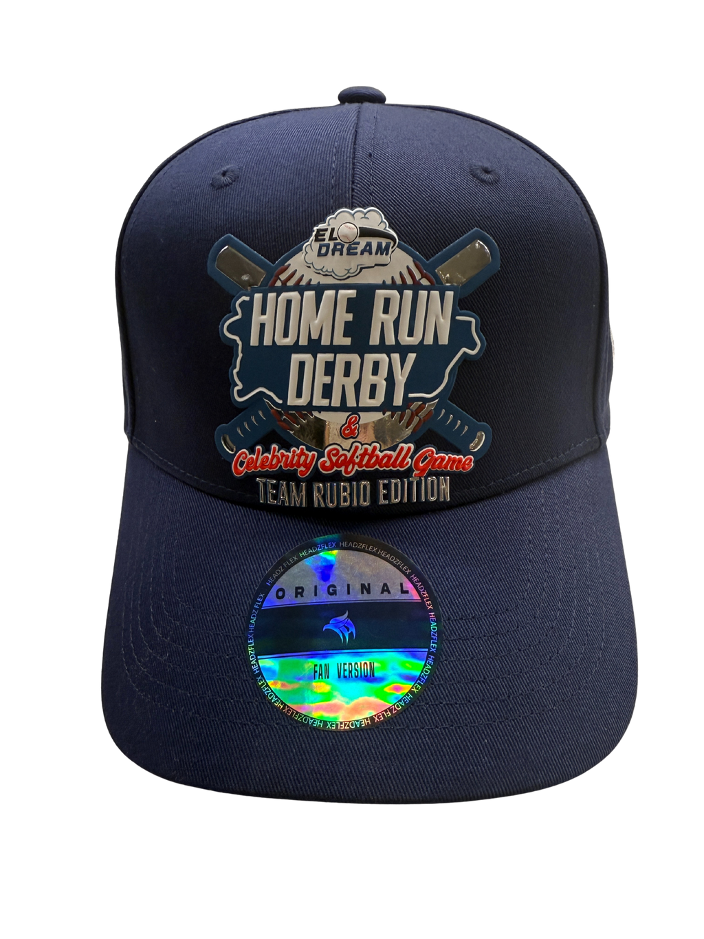 Limited Edition 2025 navy cotton curved brim cap with bold Home Run Derby