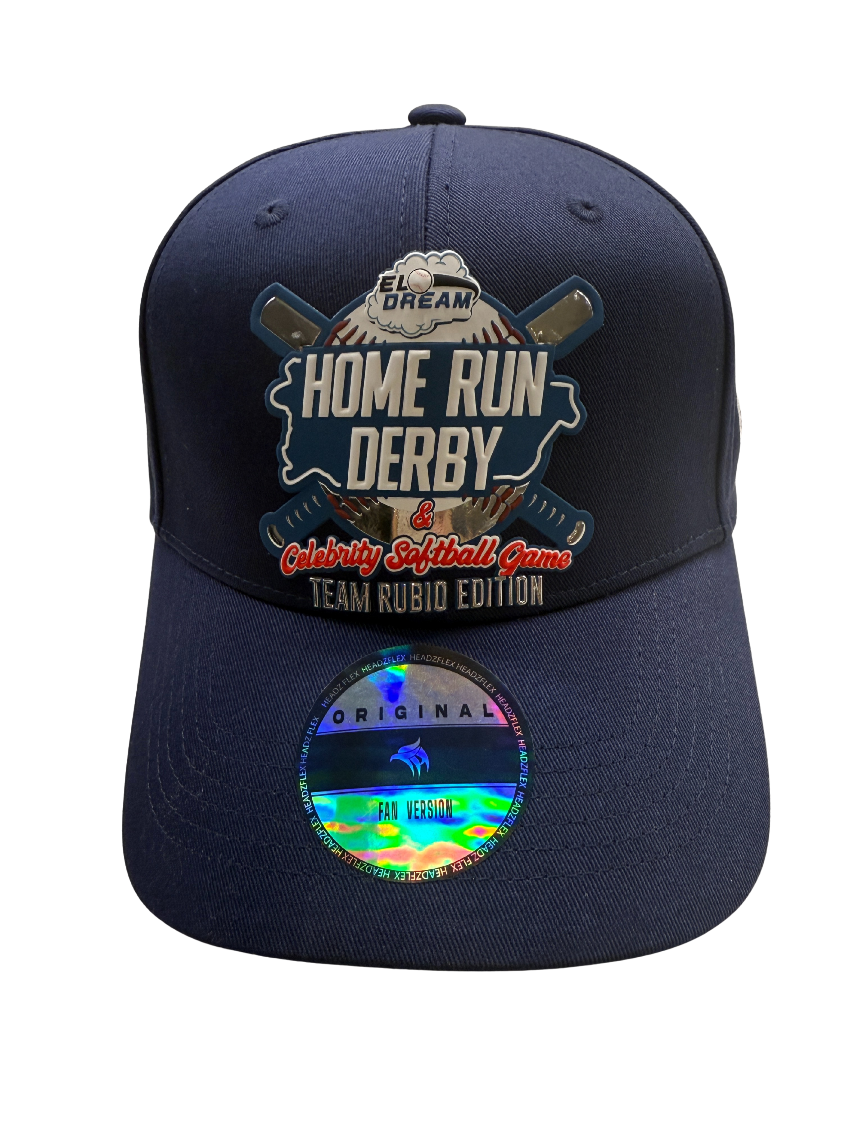 Limited Edition 2025 navy cotton curved brim cap with bold Home Run Derby