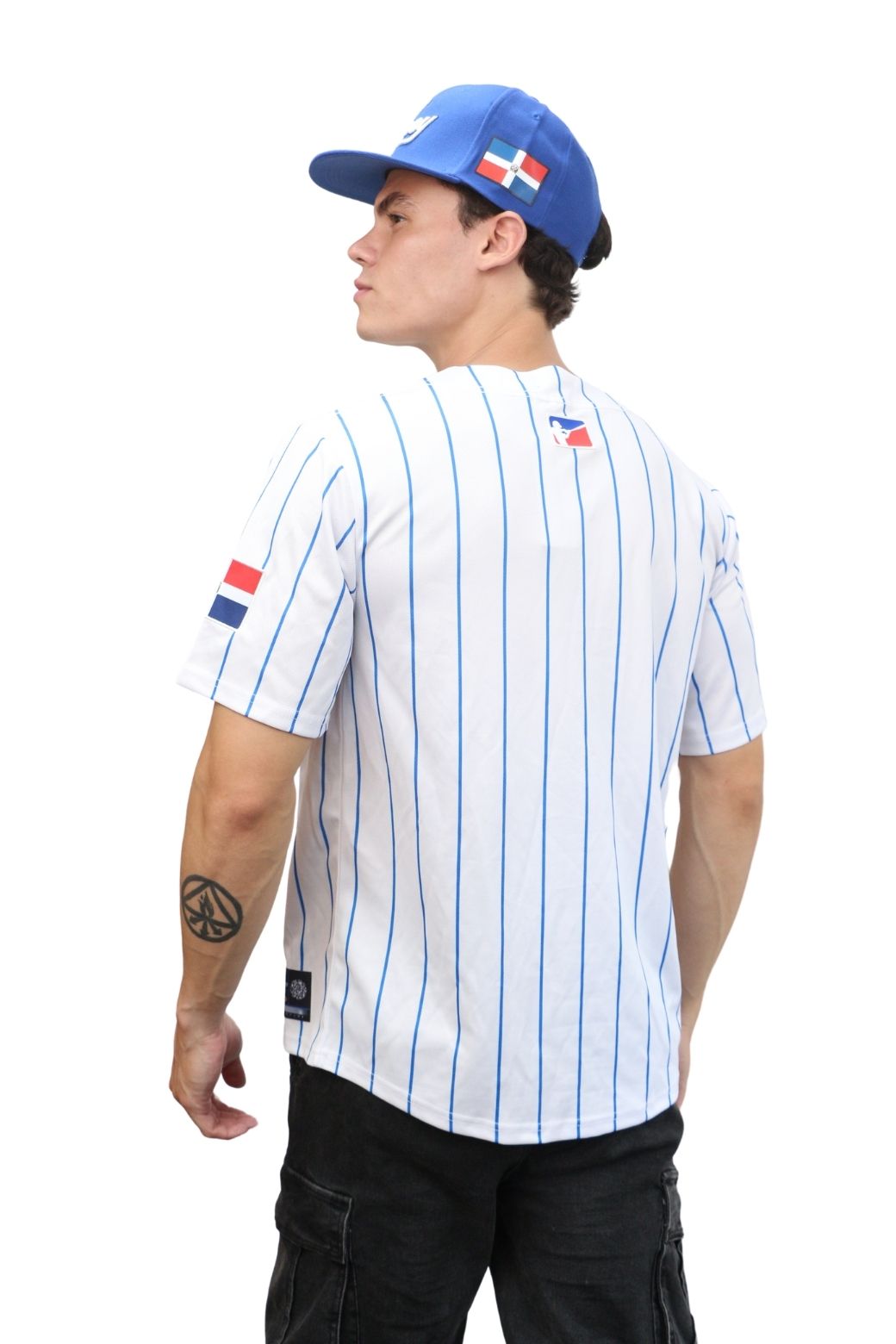 Licey Baseball Jersey Edition , Dominican Republic Flag, Unisex Tee Secondary image