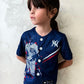 New York #99 Dark Blue Baseball Jersey Kids