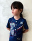New York #99 Dark Blue Baseball Jersey Kids