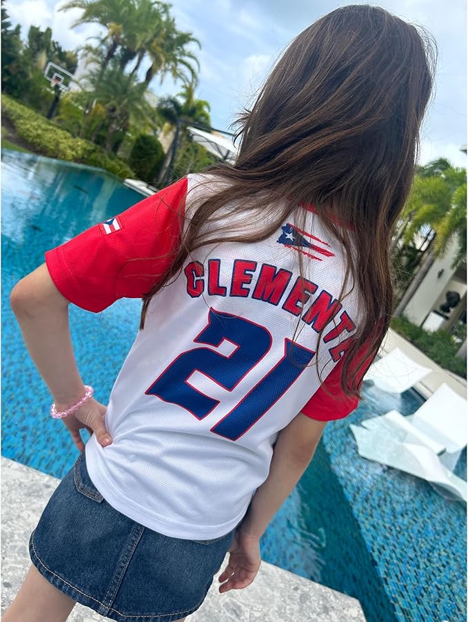 Puerto Rico Kids Baseball Jersey – # 12 Edition