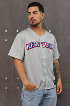 New York #99 Baseball Jersey | short sleeve v-neck