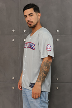New York #99 Baseball Jersey | short sleeve v-neck