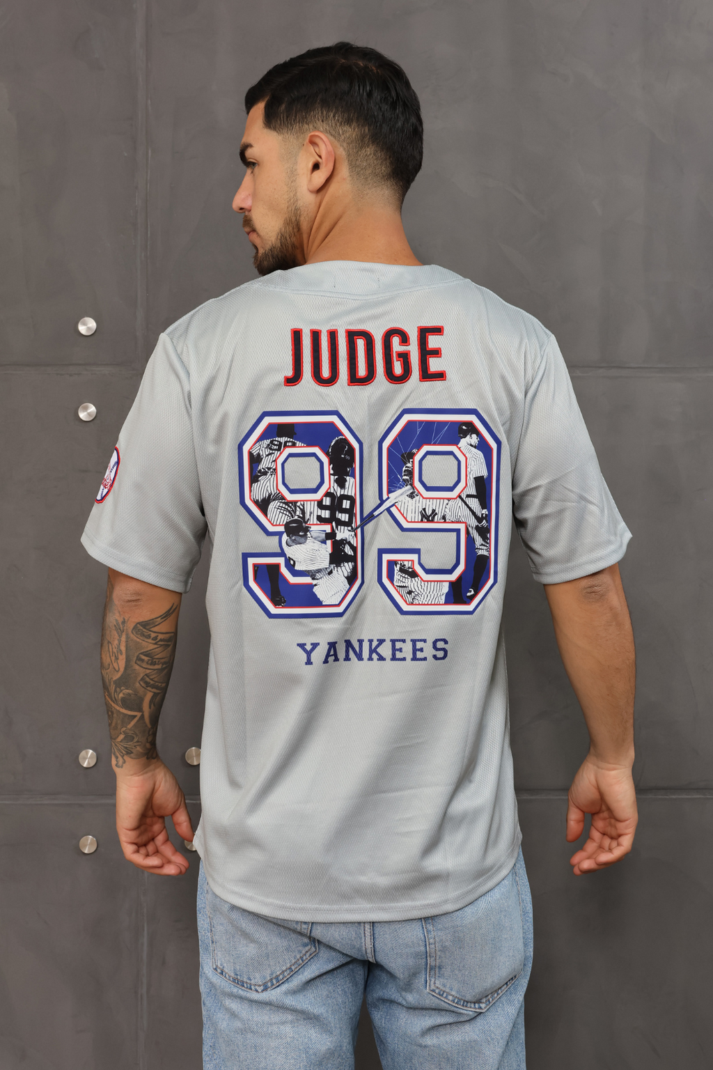 New York #99 Baseball Jersey | short sleeve v-neck