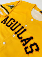 Aguilas Yellow Dominican Republic Baseball Jersey for kids
