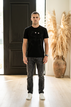 Puerto Rico Coquí Black Rhinestone T-Shirt