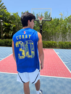 Bay City Blue Mesh Basketball Jersey – Premium Streetwear