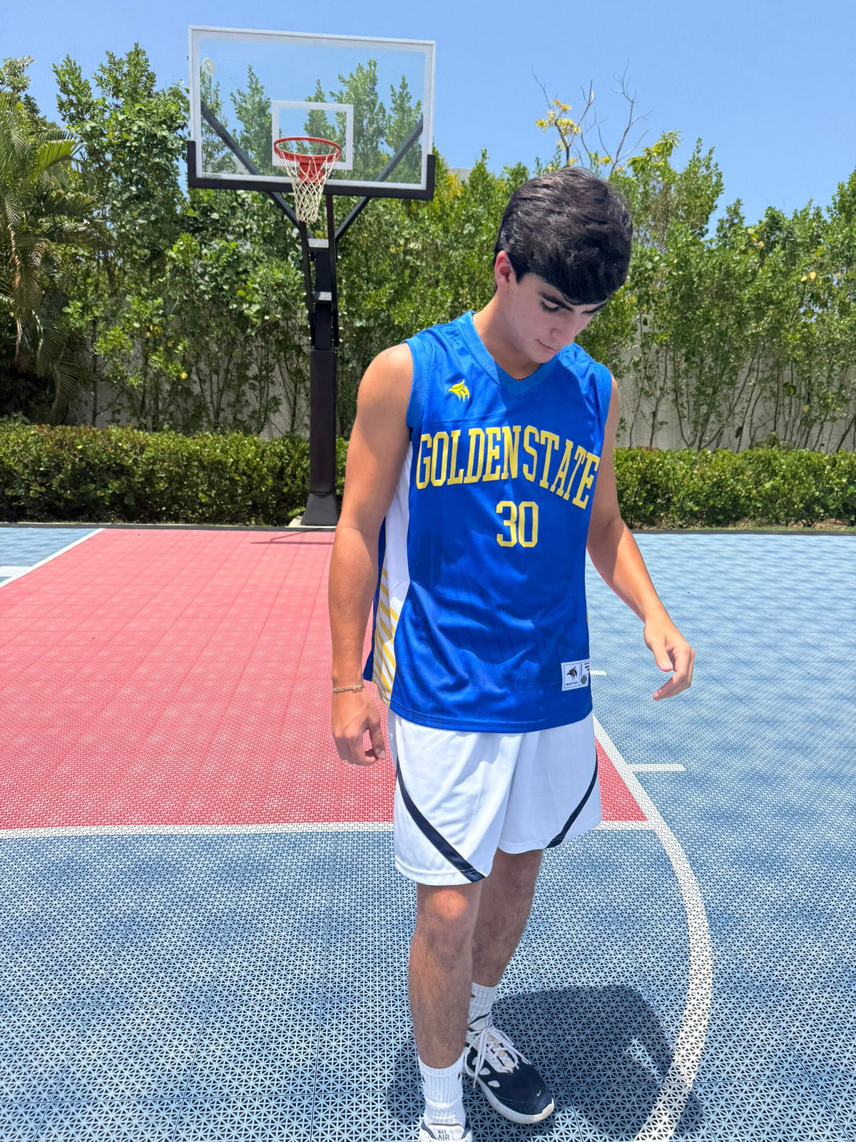Bay City Blue Mesh Basketball Jersey – Premium Streetwear