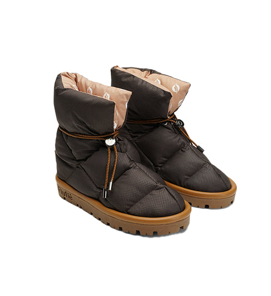 Classic Dark Brown Pillow Boot | Flufie