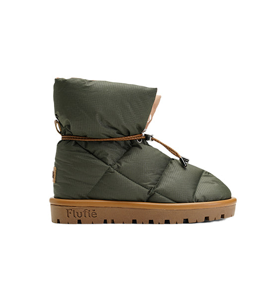 Classic Khaki Pillow Boot | Flufie