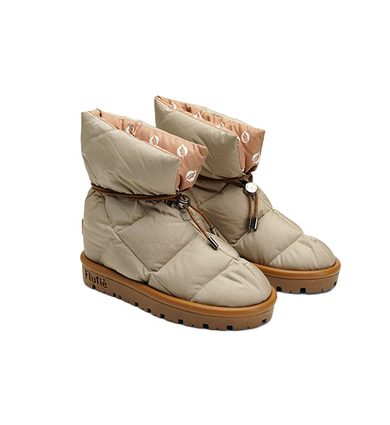 Classic Sand Beige Pillow Boot | Flufie Secondary image