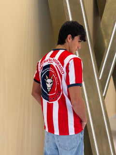Guadalajara El Rebano Heritage Stripe Soccer Jersey | Headzflex