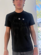 Puerto Rico Coquí Black Rhinestone T-Shirt