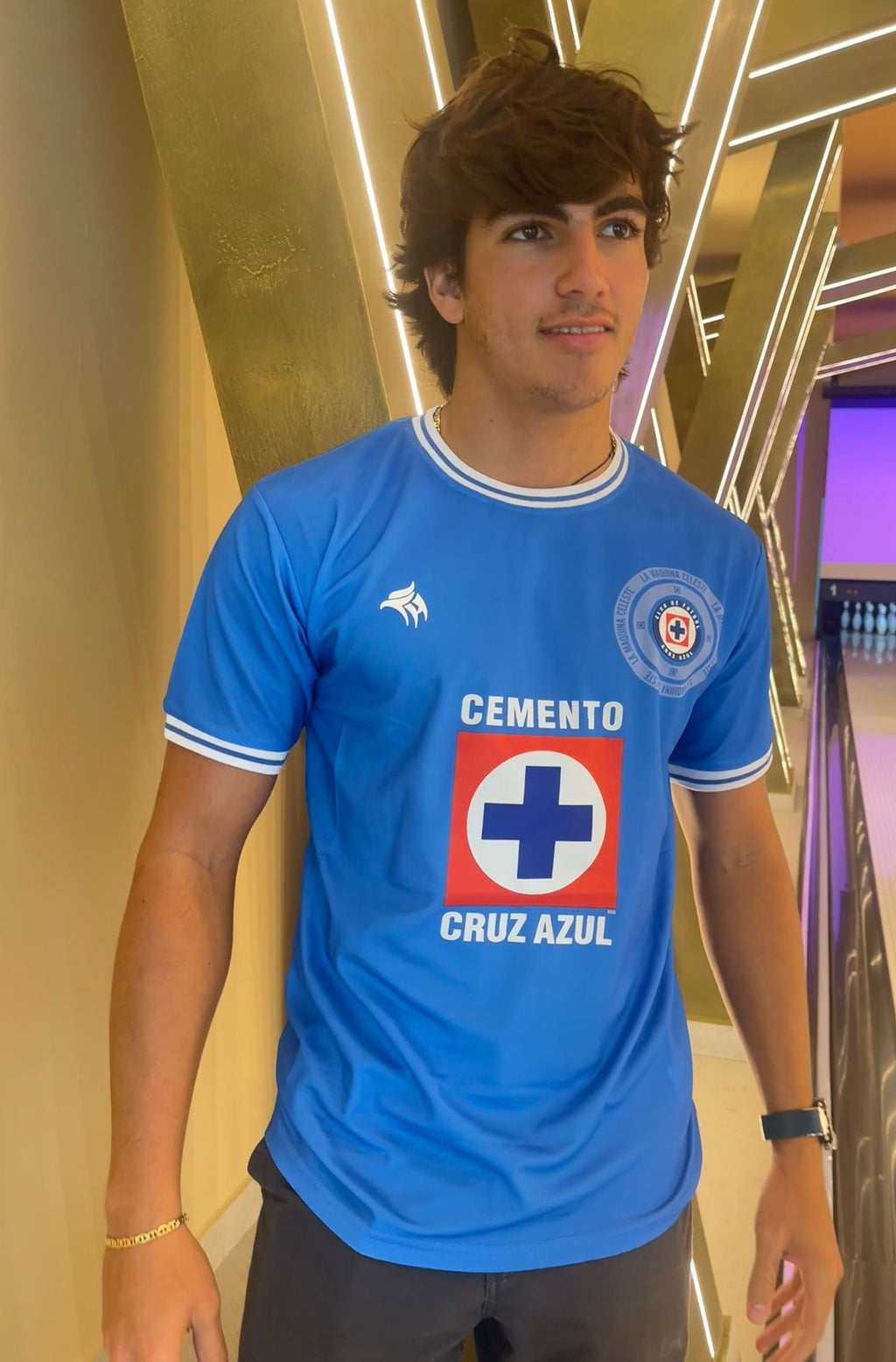 Mexico Blue Soccer Jersey –  Premium Polyester Shirt with Silicone Patches