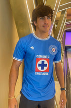 Mexico Blue Soccer Jersey –  Premium Polyester Shirt with Silicone Patches