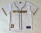 Steel City 21 Tribute Jersey | Adult Mesh Baseball Shirt with Patch (XS–2XL