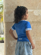 Blue Mexico Soccer Jersey for Kids