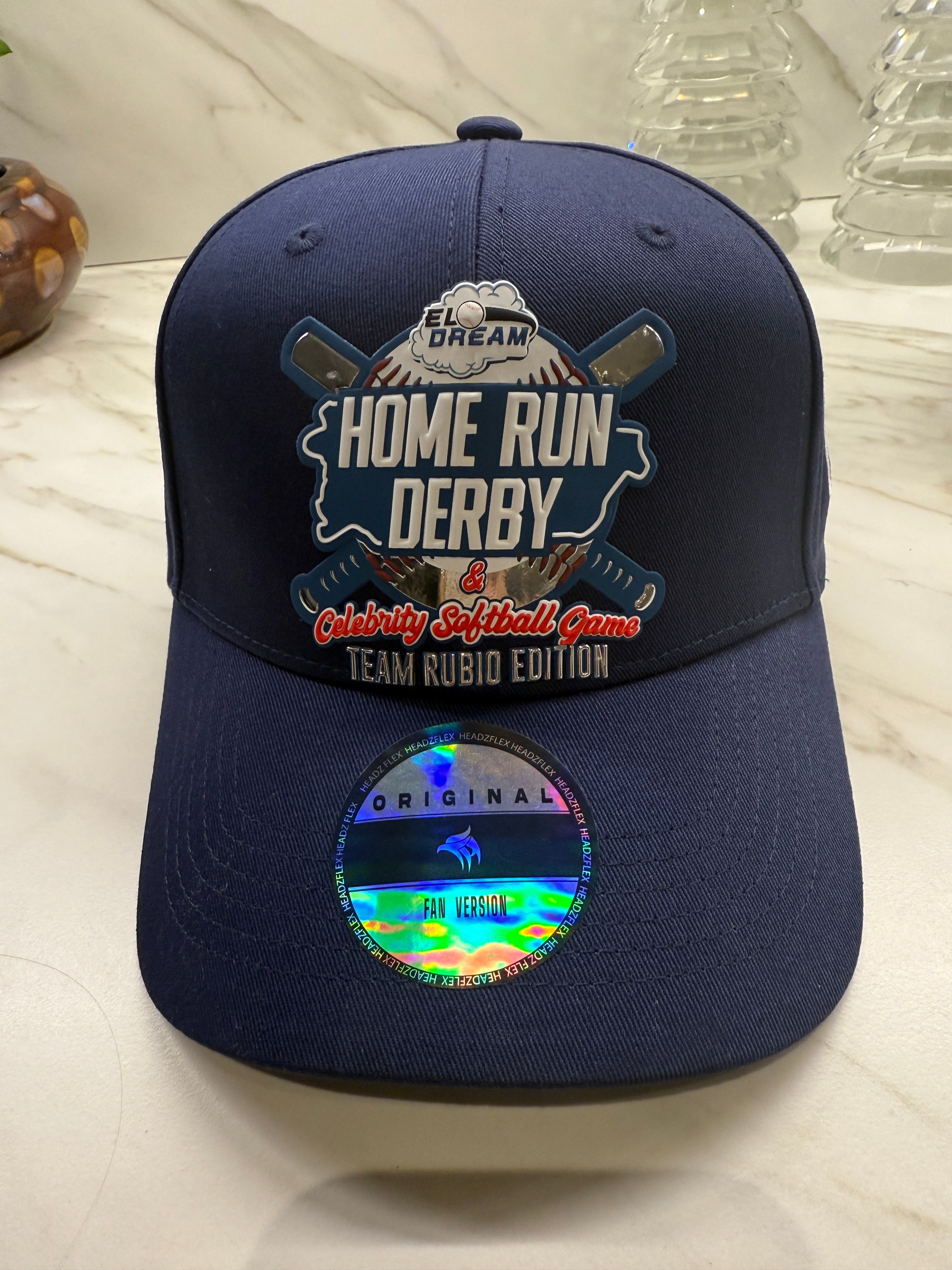 Limited Edition 2025 navy cotton curved brim cap with bold Home Run Derby