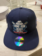 Limited Edition 2025 navy cotton flat brim cap with bold Home Run Derby