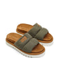 Slipper Khaki Linen