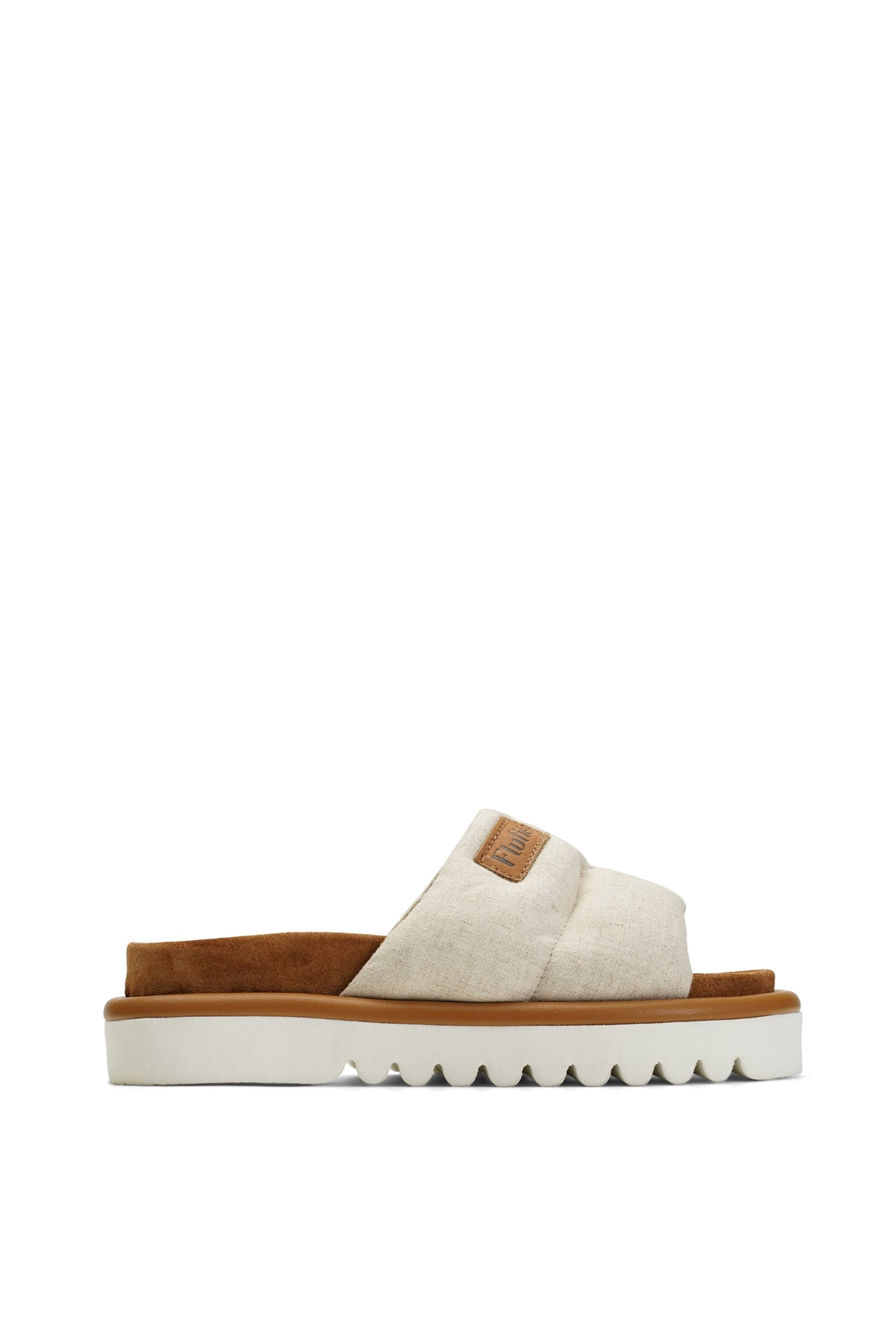 Slipper Natural Beige Linen