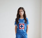 Blue Mexico Soccer Jersey for Kids