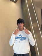 Black Graphic Cotton Hoodie – 100% Peruvian Cotton, Cozy Winter Pullover (HyoeCrew)