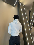 Black Graphic Cotton Hoodie – 100% Peruvian Cotton, Cozy Winter Pullover (HyoeCrew)