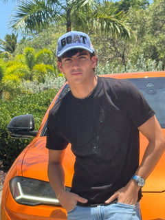 Blue Embroidered GOAT Cap – GOAT Legacy