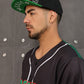 Katrina Cap Mexico – Black 3D Embroidery, Mexico Map & Maya Symbols, High Crown Snapback, Flatbill