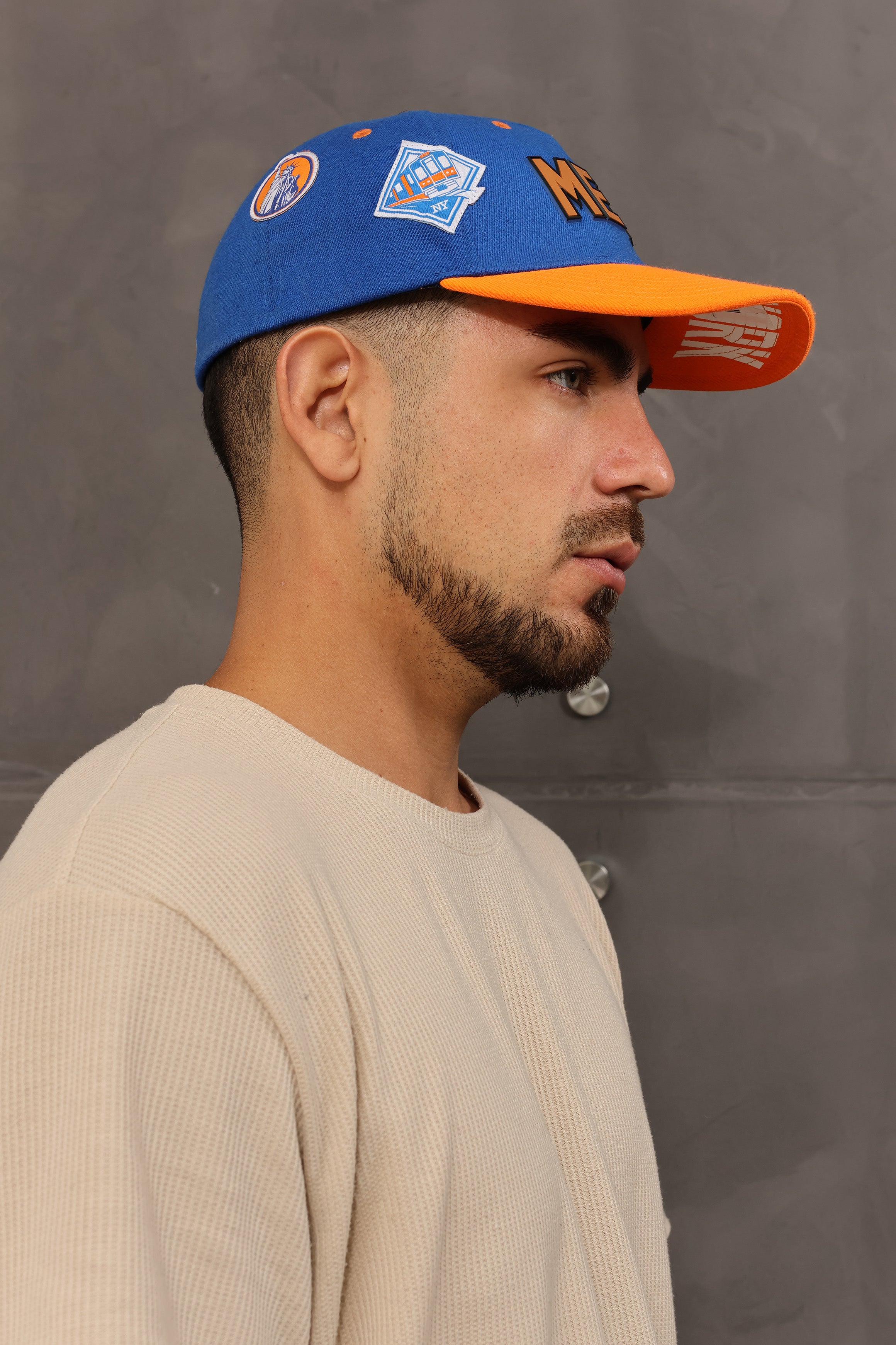 New York Cap  – 3D Silicone Patch, # 12  New York  Baseball Cap for Men
