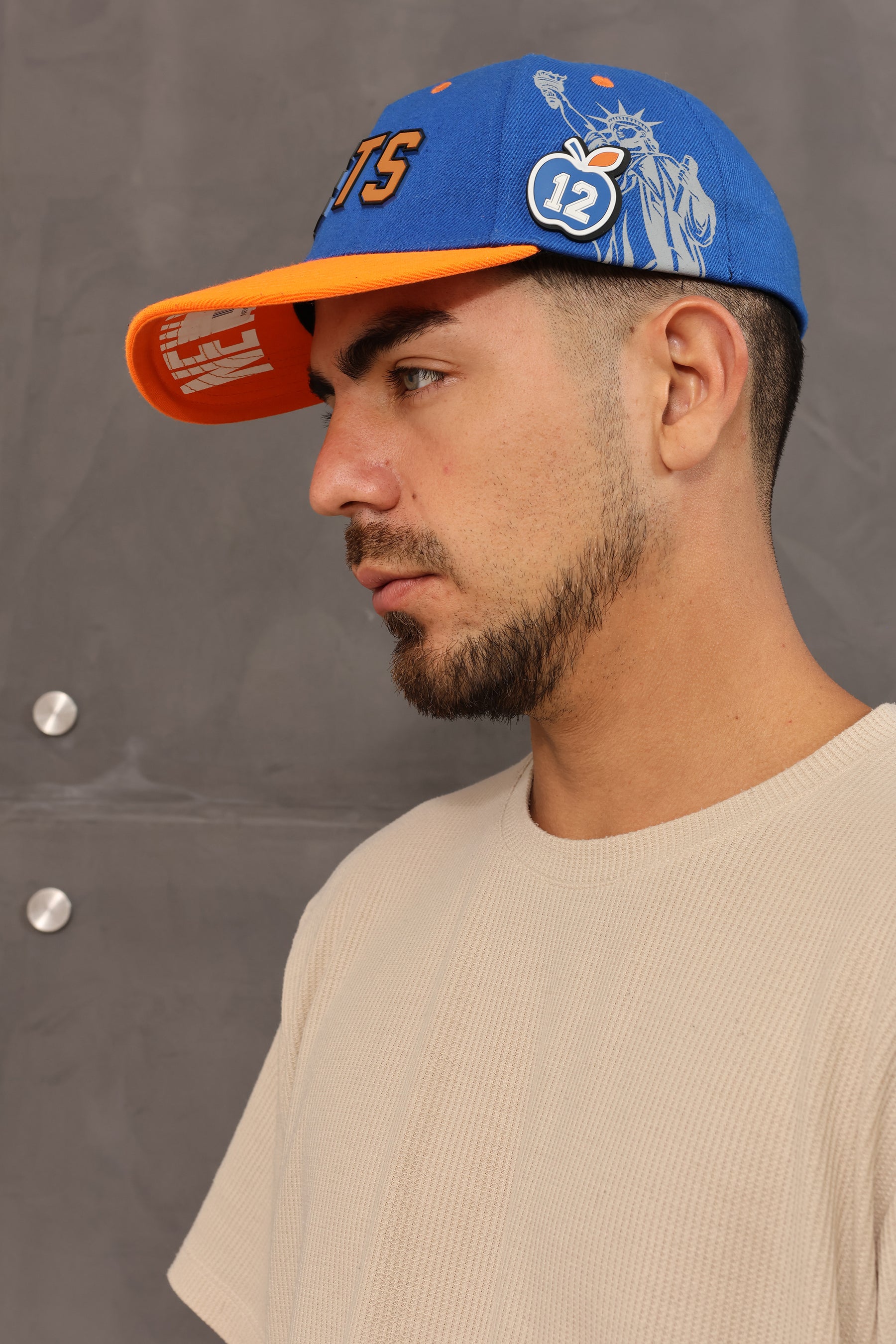 NYC Subway Icon Blue/Orange Snapback Hat